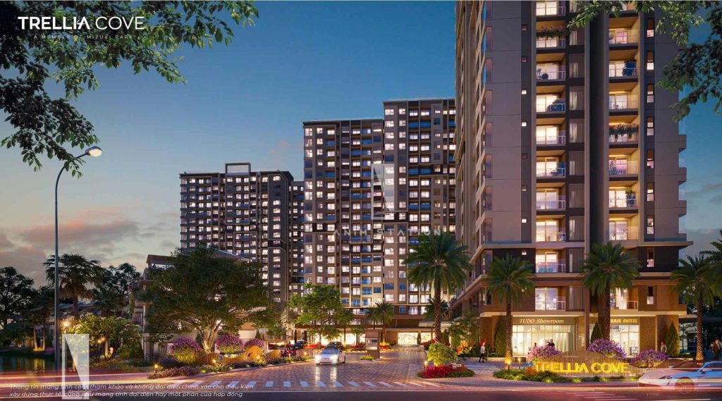 Phối cảnh căn hộ Trellia Cove Mizuki Nam Long