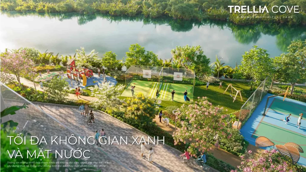 Tiện ích nội khu căn hộ Trellia Cove Mizuki Nam Long