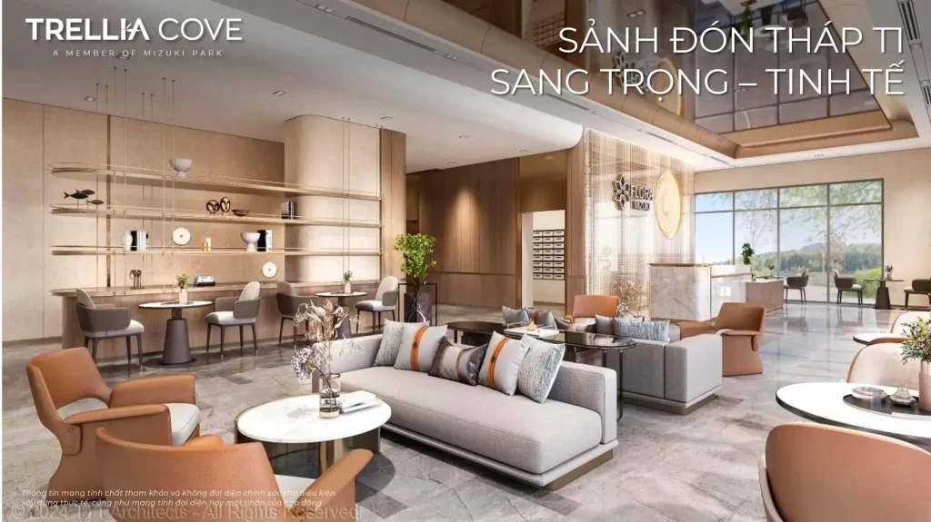 Tiện ích nội khu căn hộ Trellia Cove Mizuki Nam Long